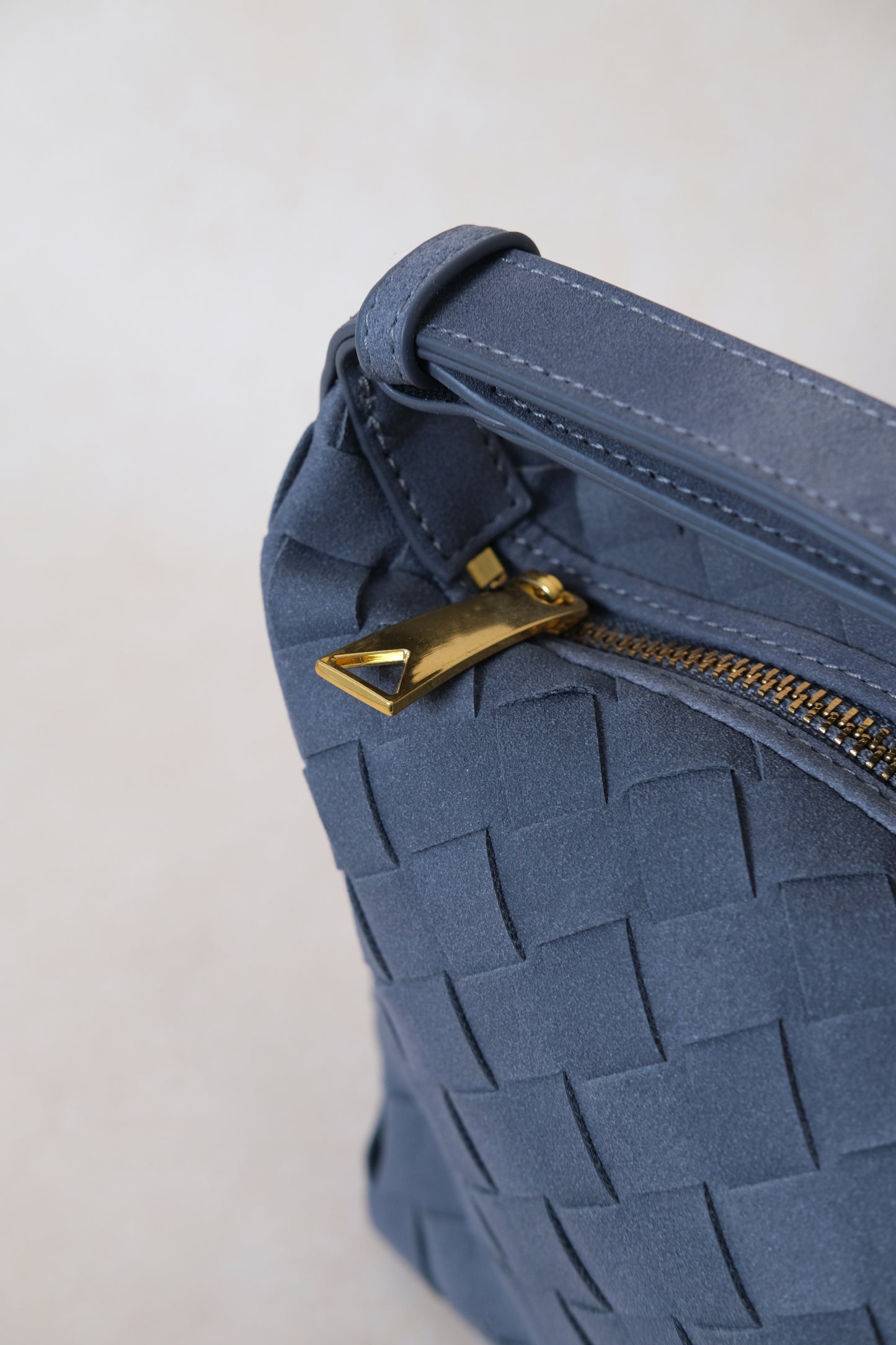 Artisan Velour Bag - Warm Grey (Small)