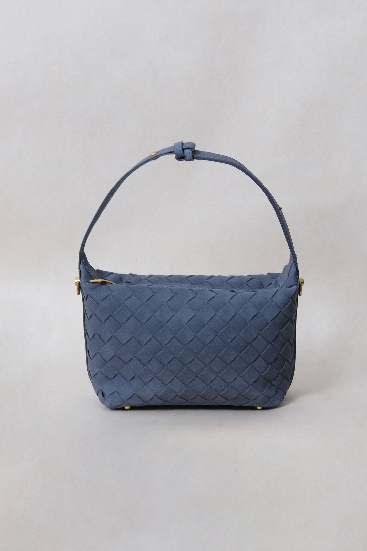 Artisan Velour Bag - Warm Grey (Small)