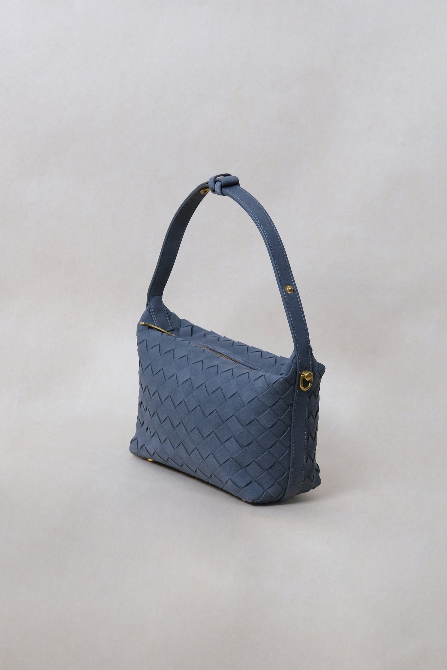 Artisan Velour Bag - Warm Grey (Small)