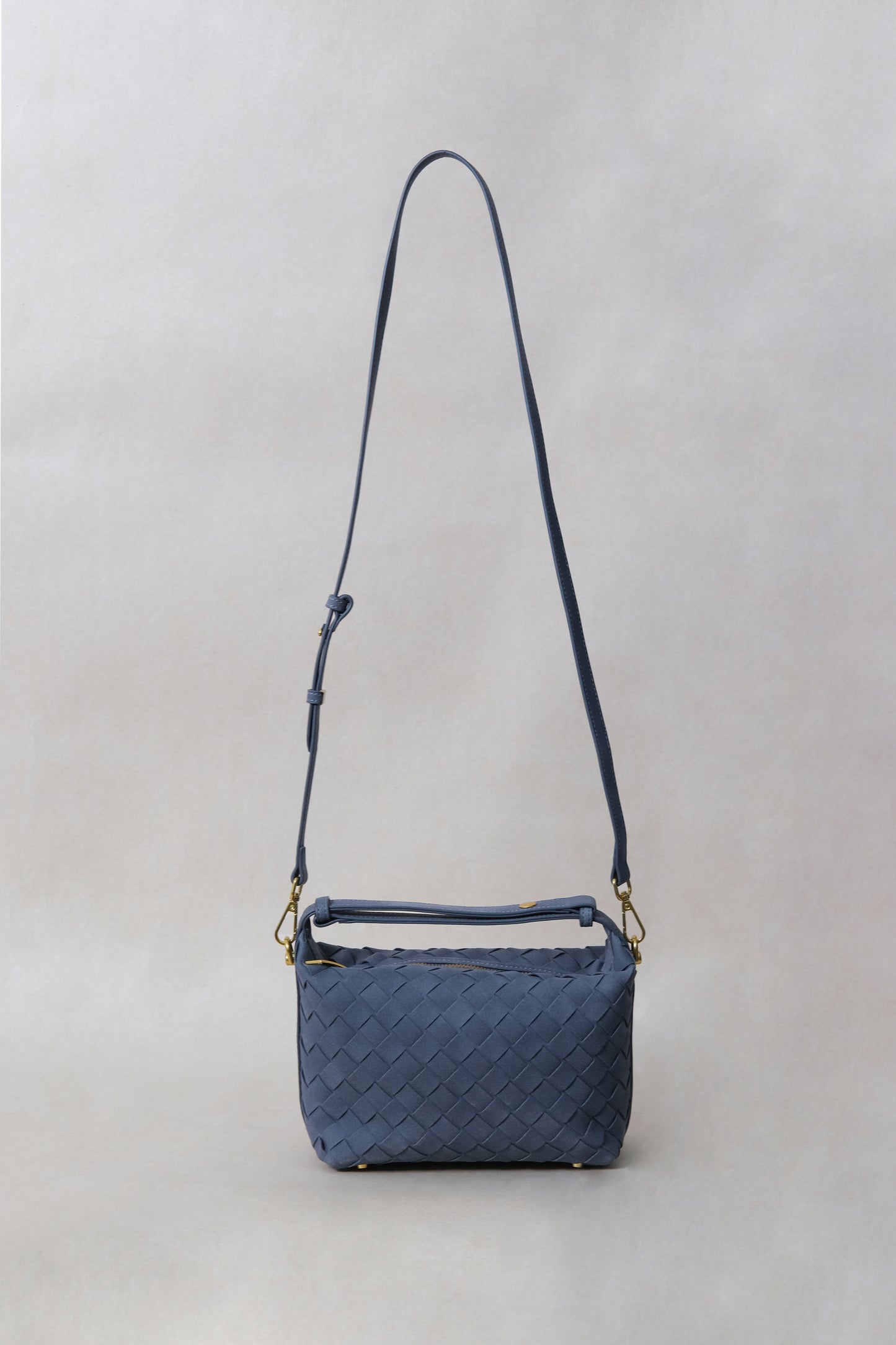 Artisan Velour Bag - Warm Grey (Small)