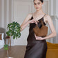 Elegance Long Dress - Coffee