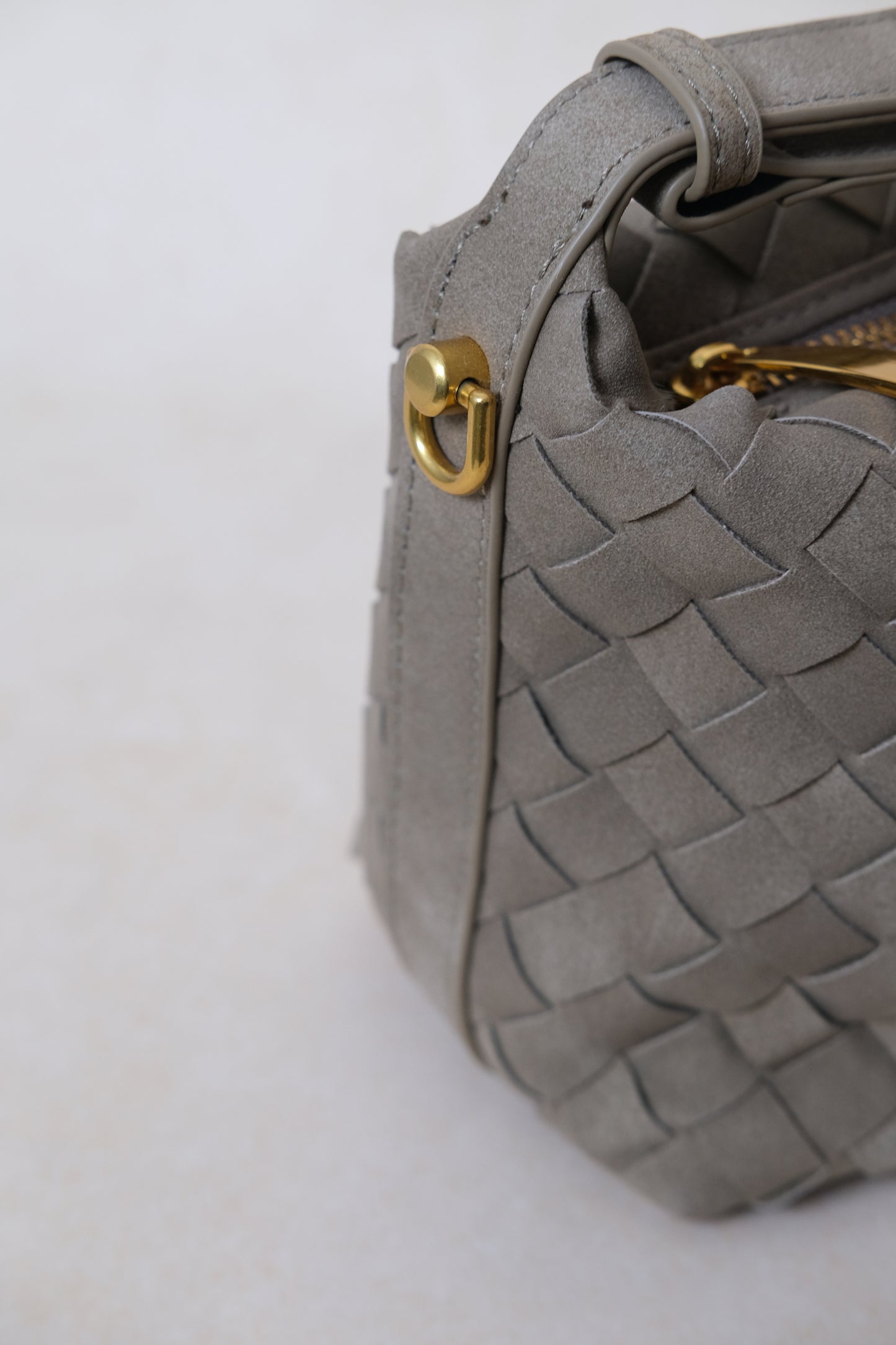 Artisan Velour Bag - Earthy Green (Small)