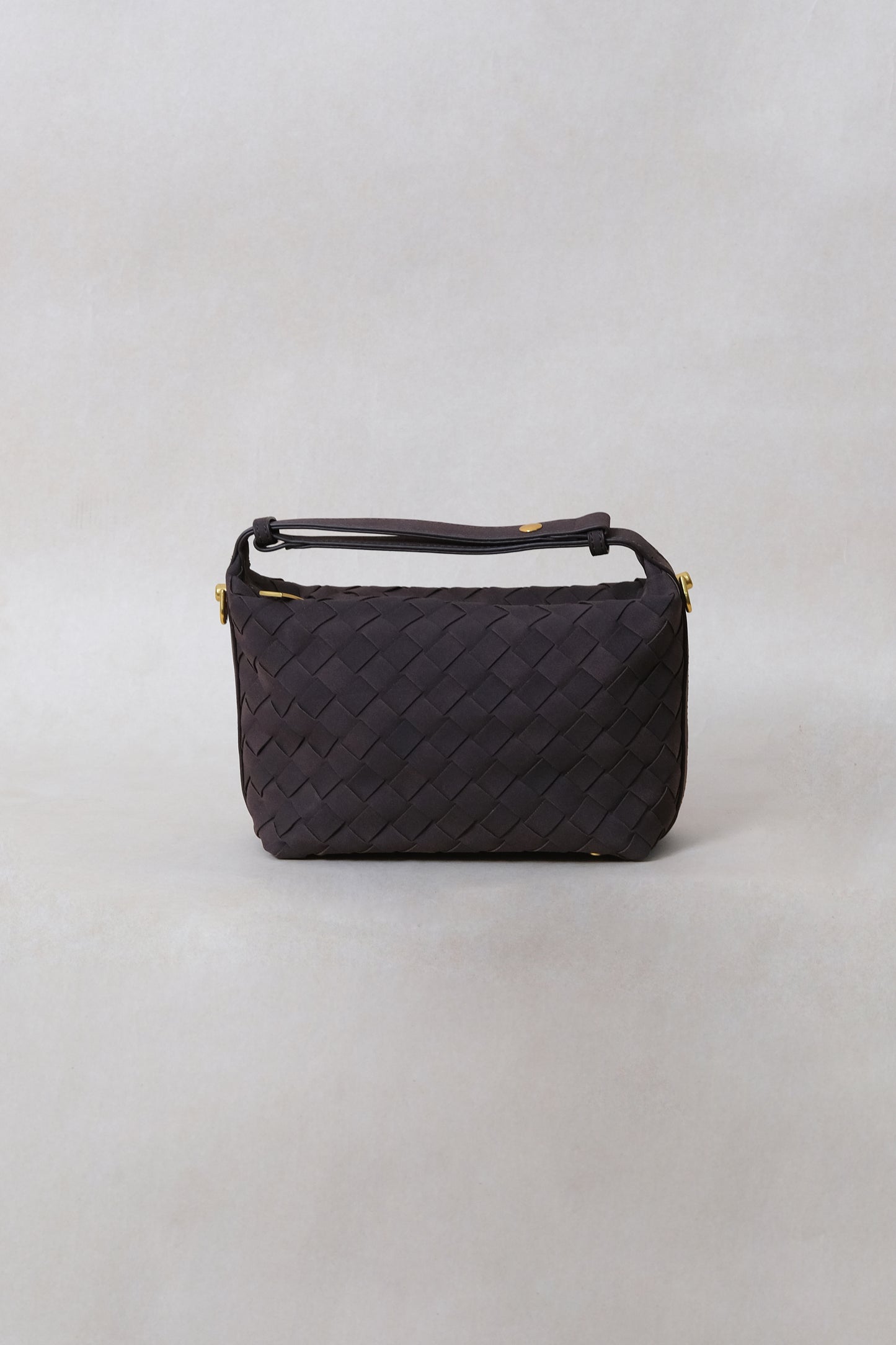 Artisan Velour Bag - Dark Chocolate (Small)