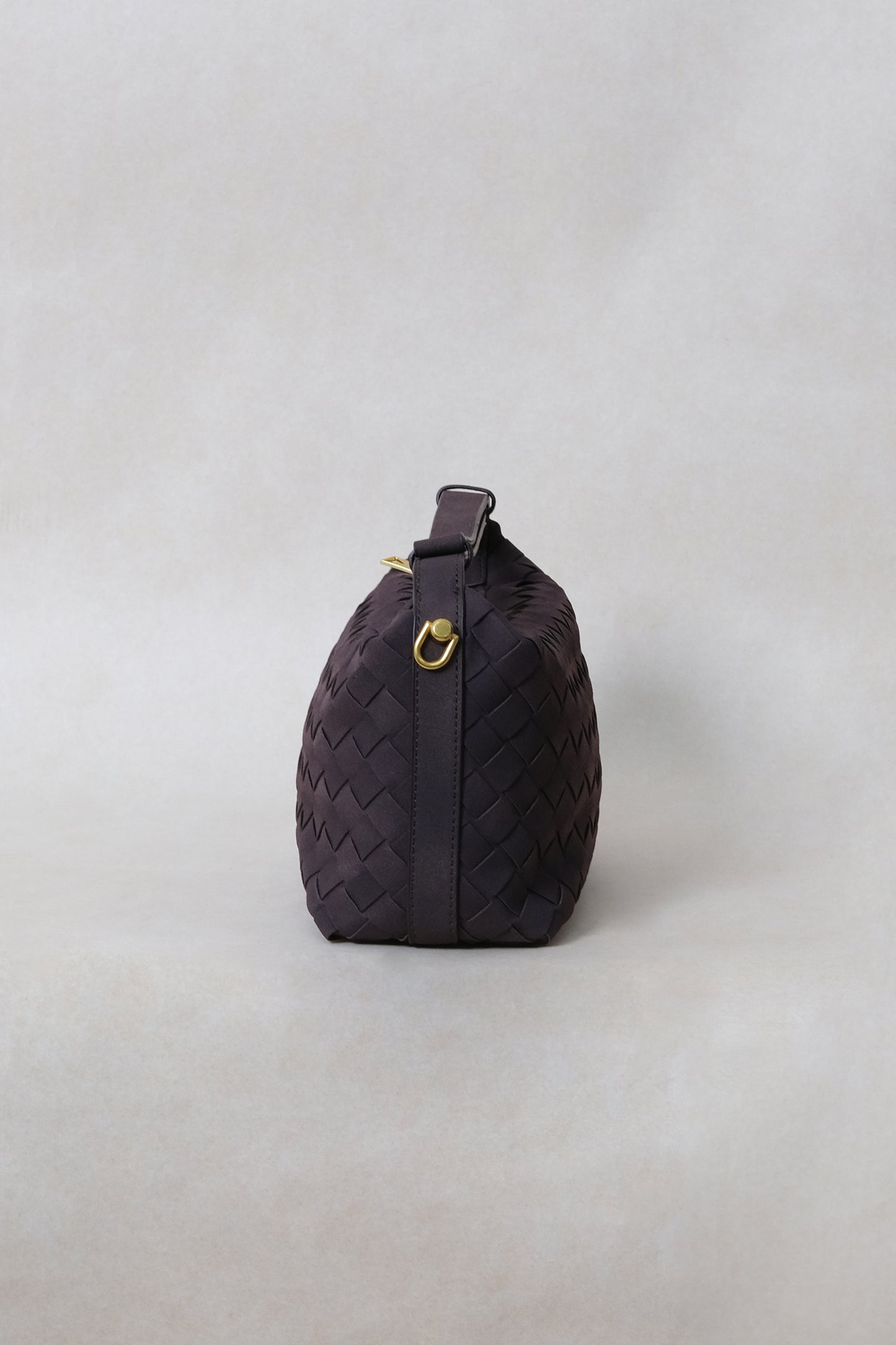 Artisan Velour Bag - Dark Chocolate (Small)