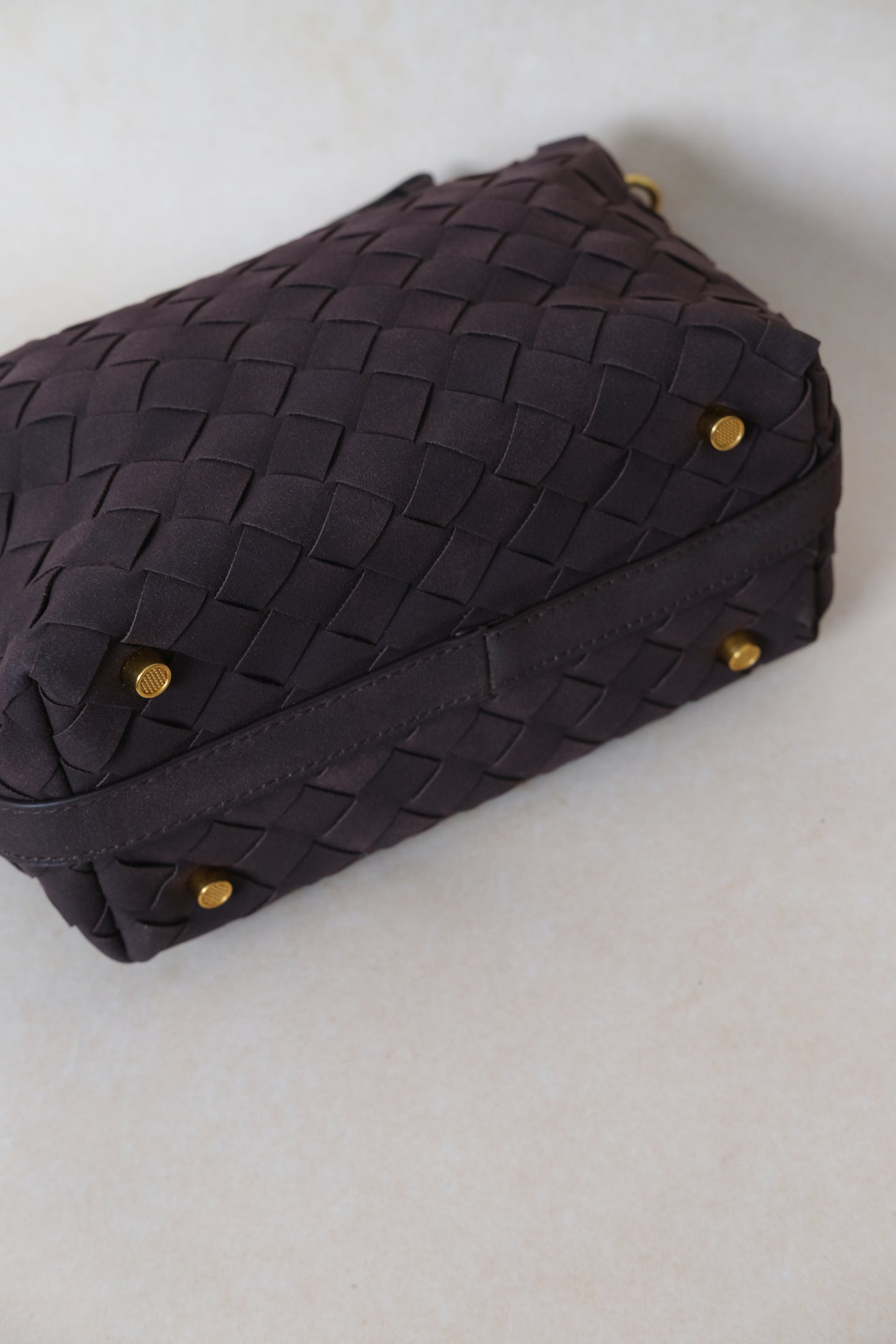 Artisan Velour Bag - Dark Chocolate (Small)