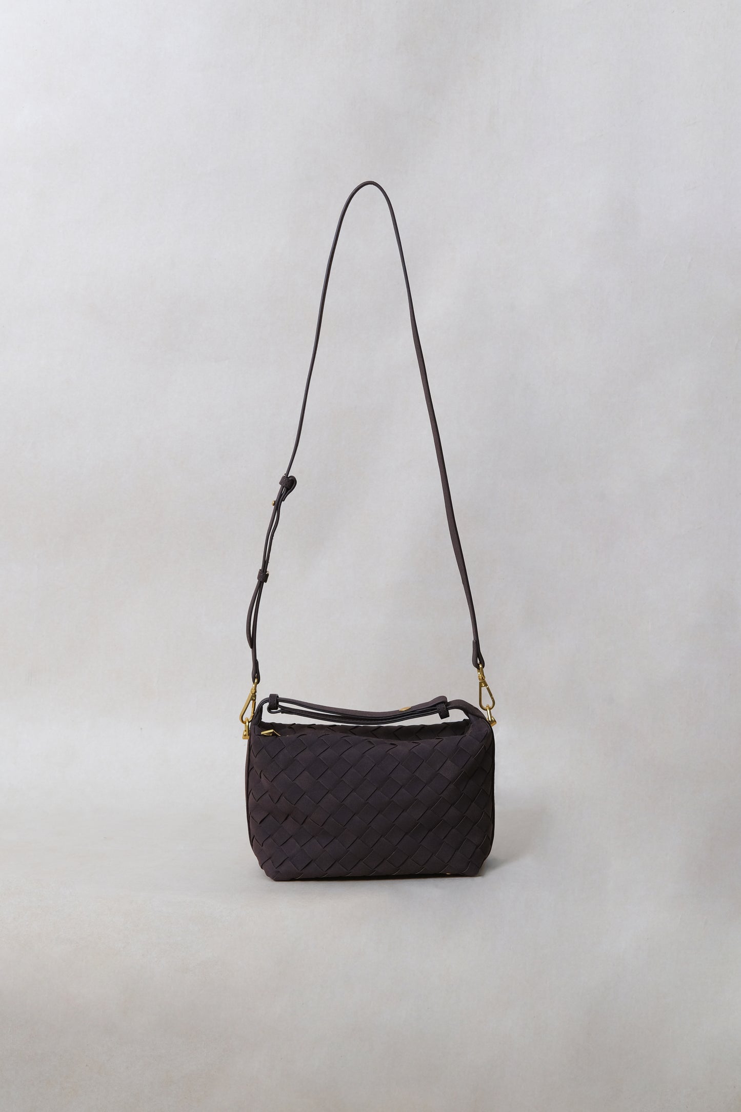 Artisan Velour Bag - Dark Chocolate (Small)