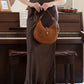 Elegance Long Dress - Coffee