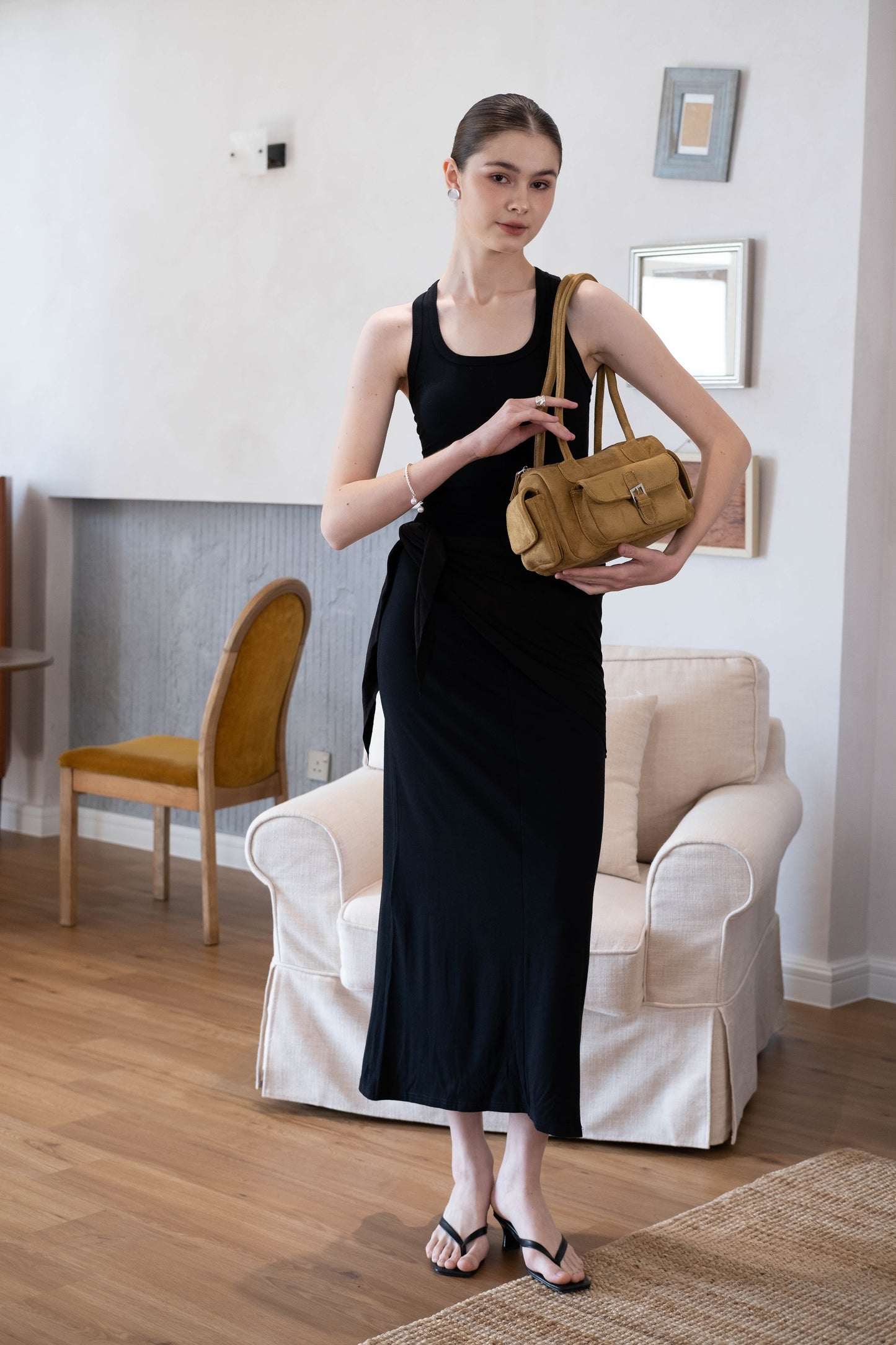 Velvet Arc Bowling Bag - Camel