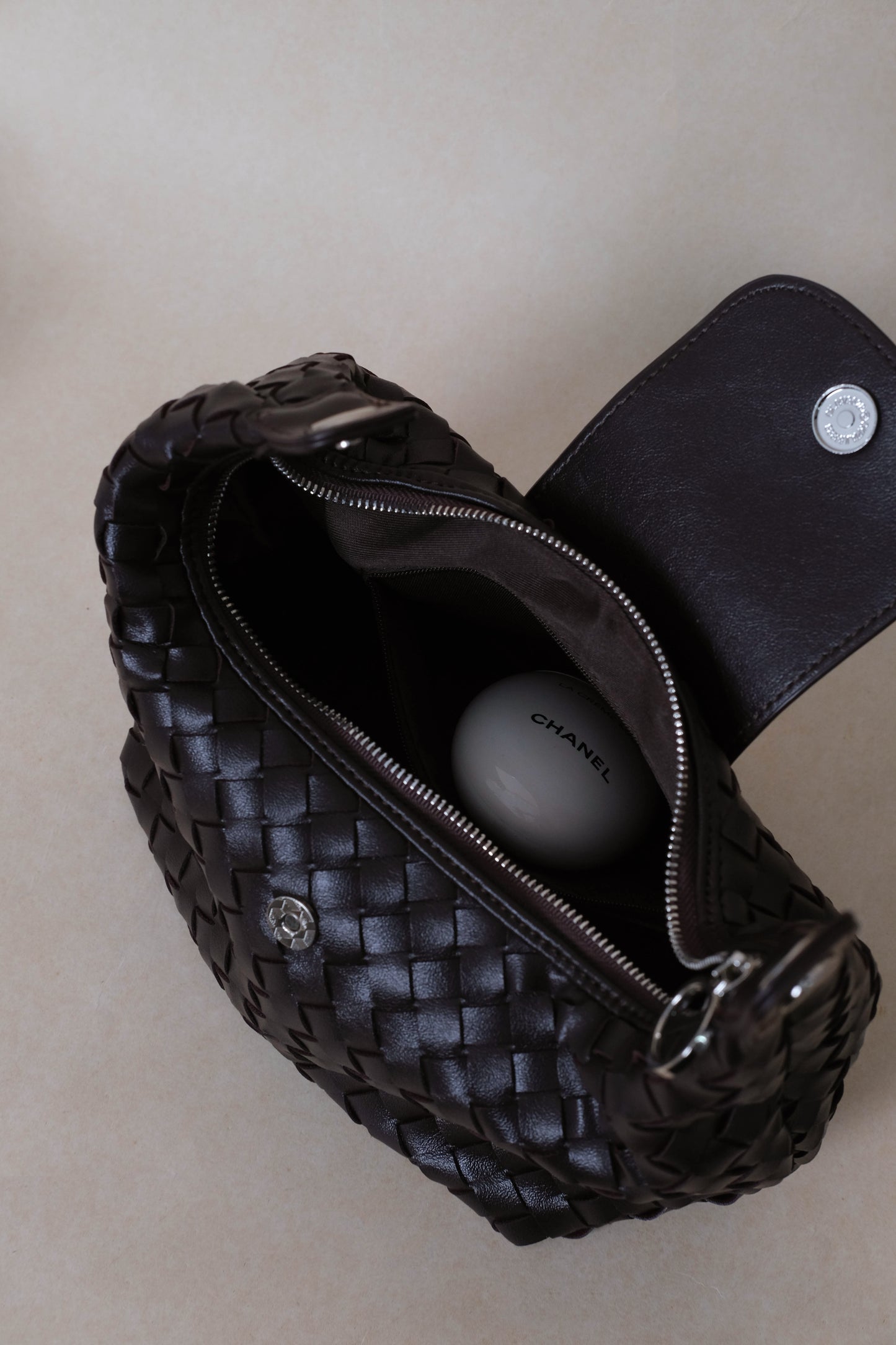 Artisan Aurelia Crescent Bag - Black Currant