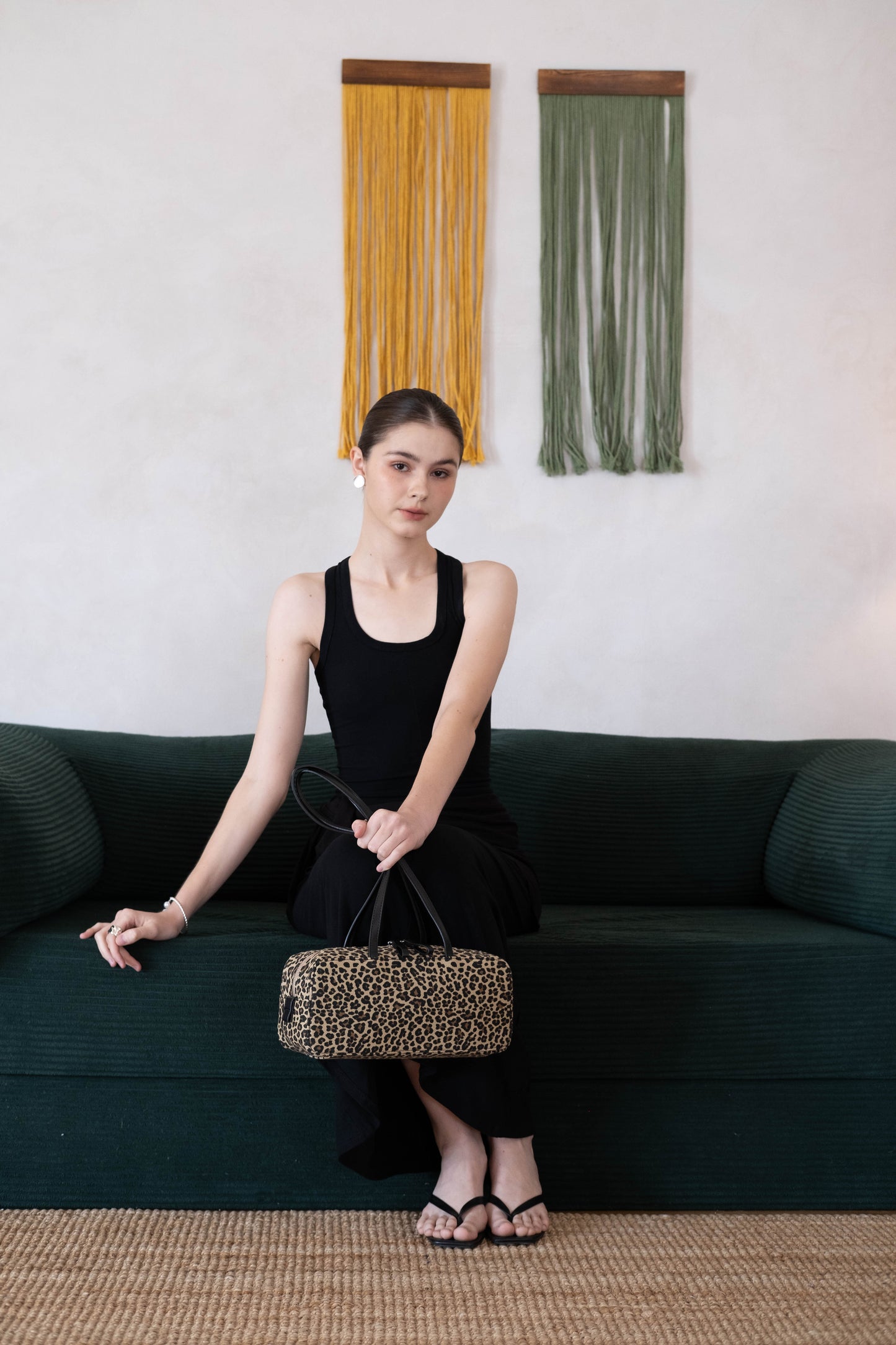 Éclat Everyday Shoulder Bag - Apricot Leopard