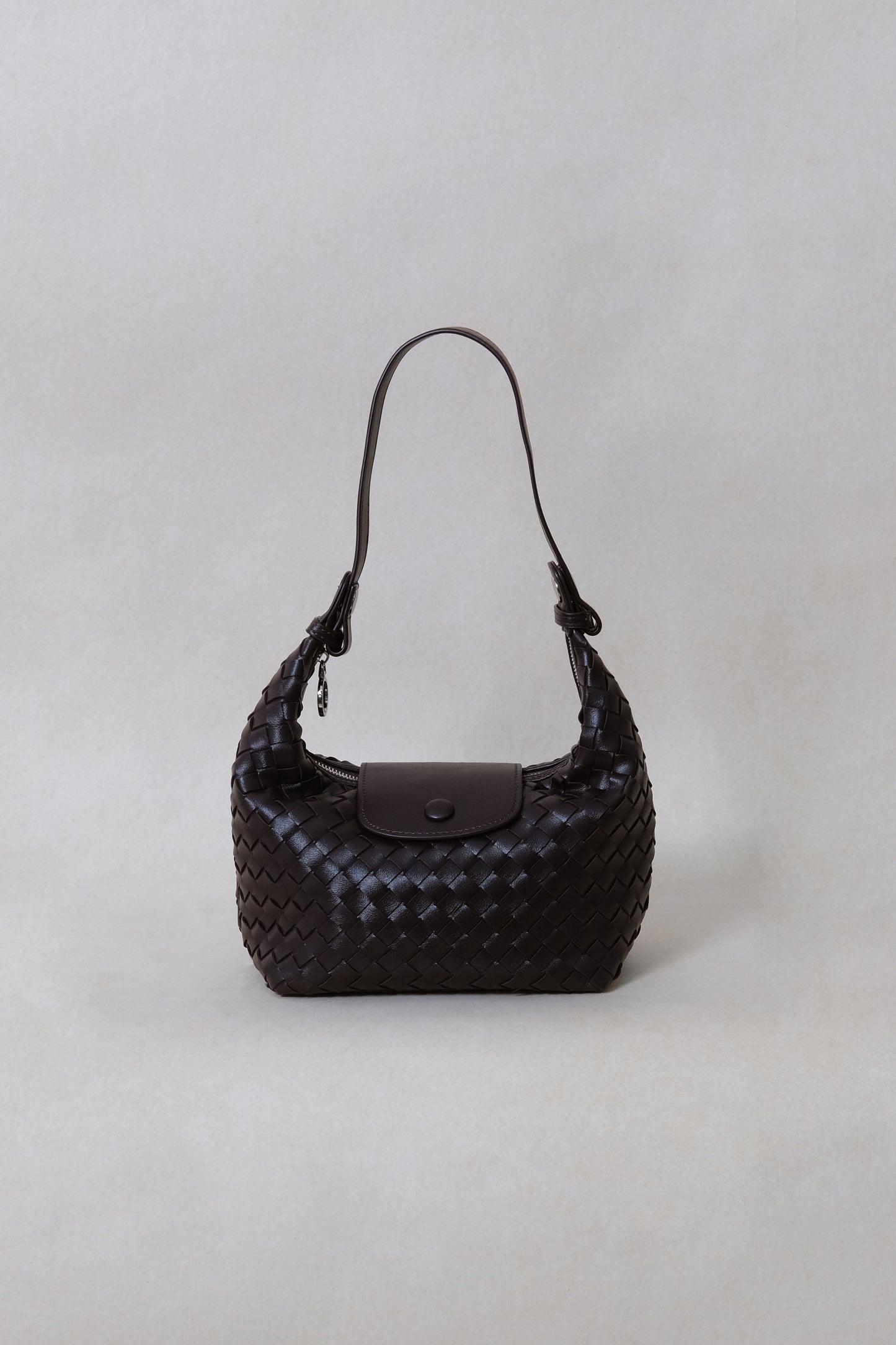 Artisan Aurelia Crescent Bag - Black Currant
