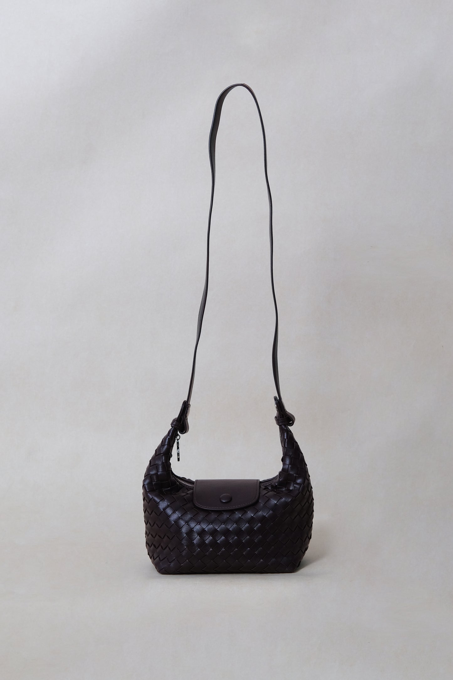 Artisan Aurelia Crescent Bag - Black Currant