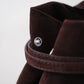 The Elegant Suede Bag In Dark Coffee