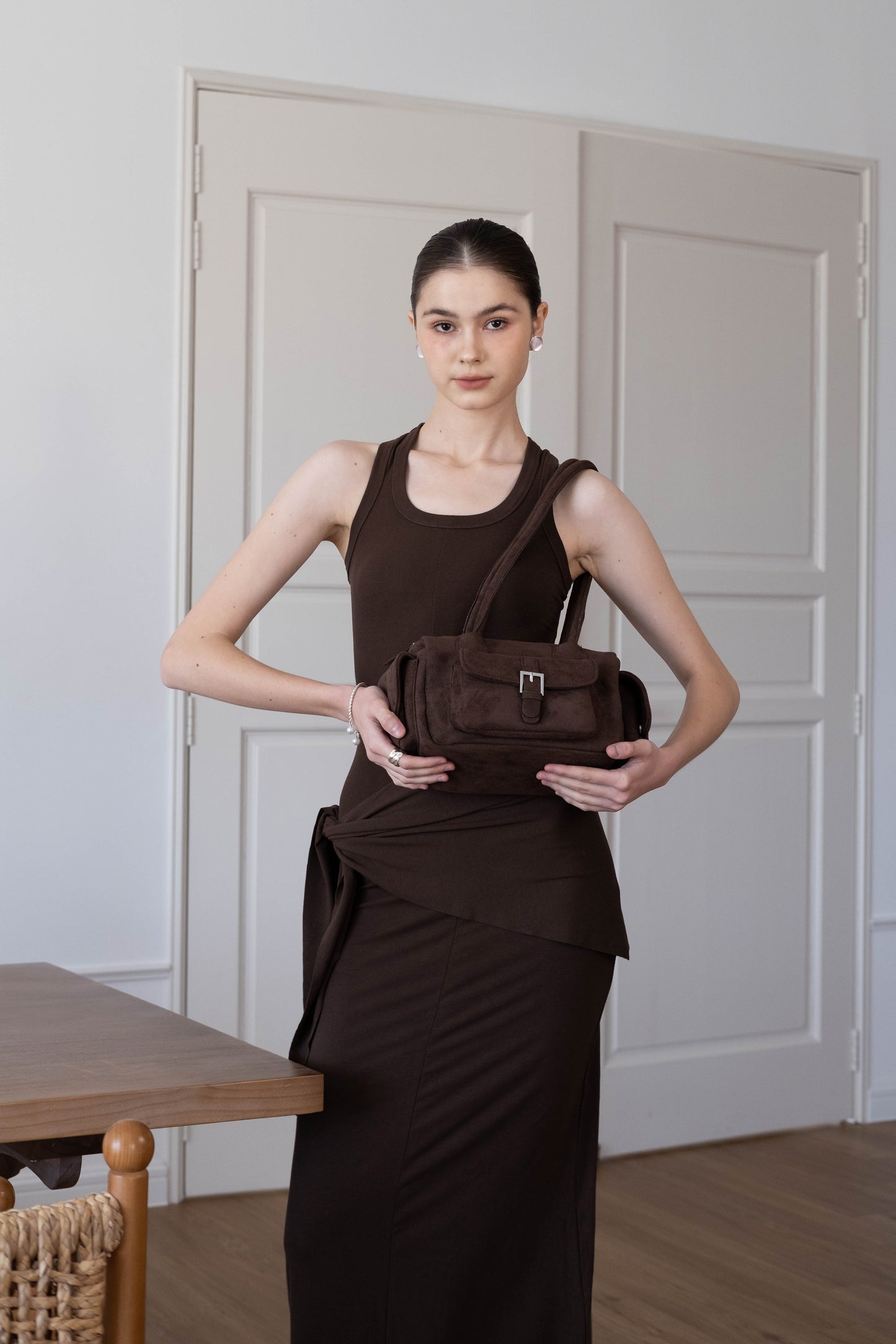 Velvet Arc Bowling Bag - Coffee