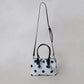 Mini Classic Flow Canvas Tote - Polkadots