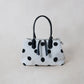 Mini Classic Flow Canvas Tote - Polkadots