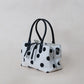 Mini Classic Flow Canvas Tote - Polkadots