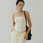 Tube Top In Cream White