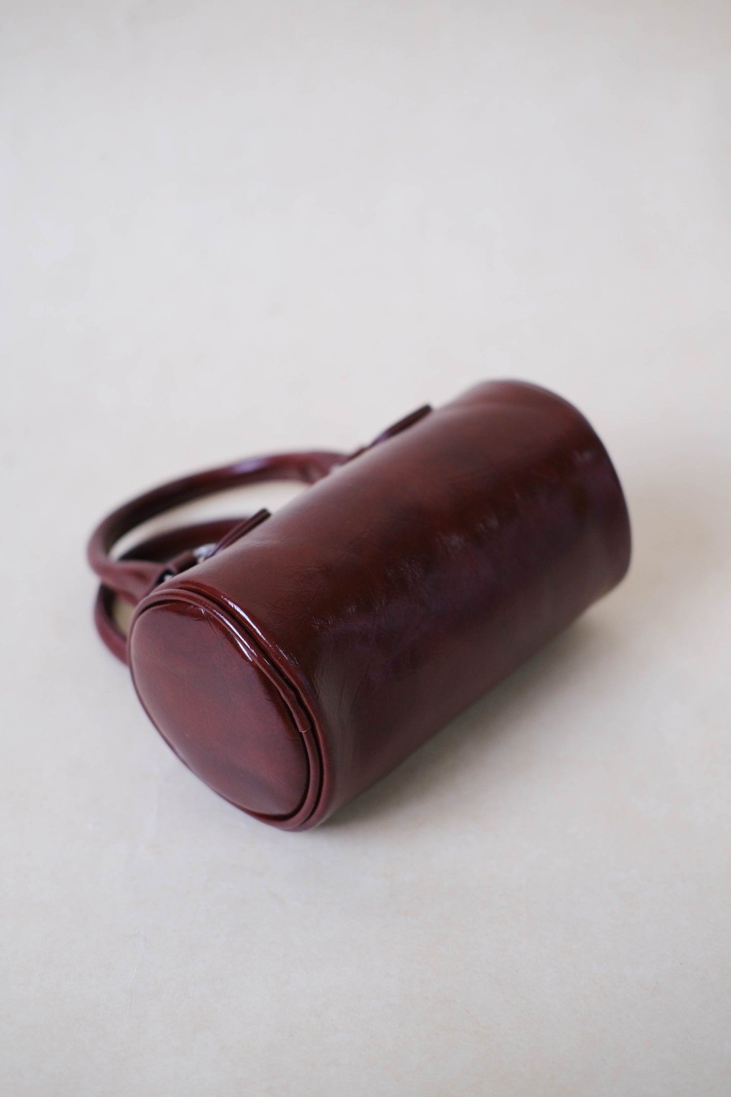 The Cylinder Bag In Wine Red