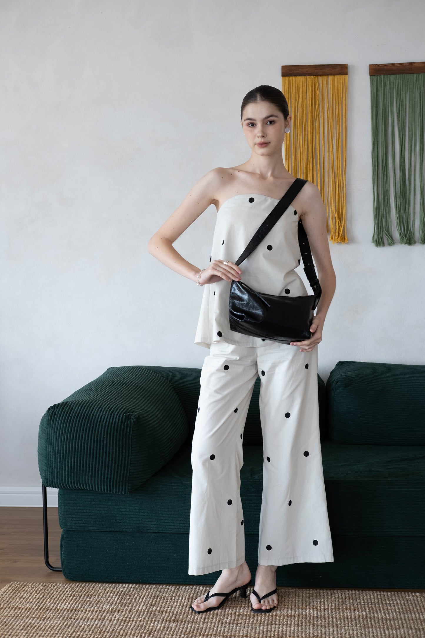 French Retro Lunch Box Bag In Classic Black