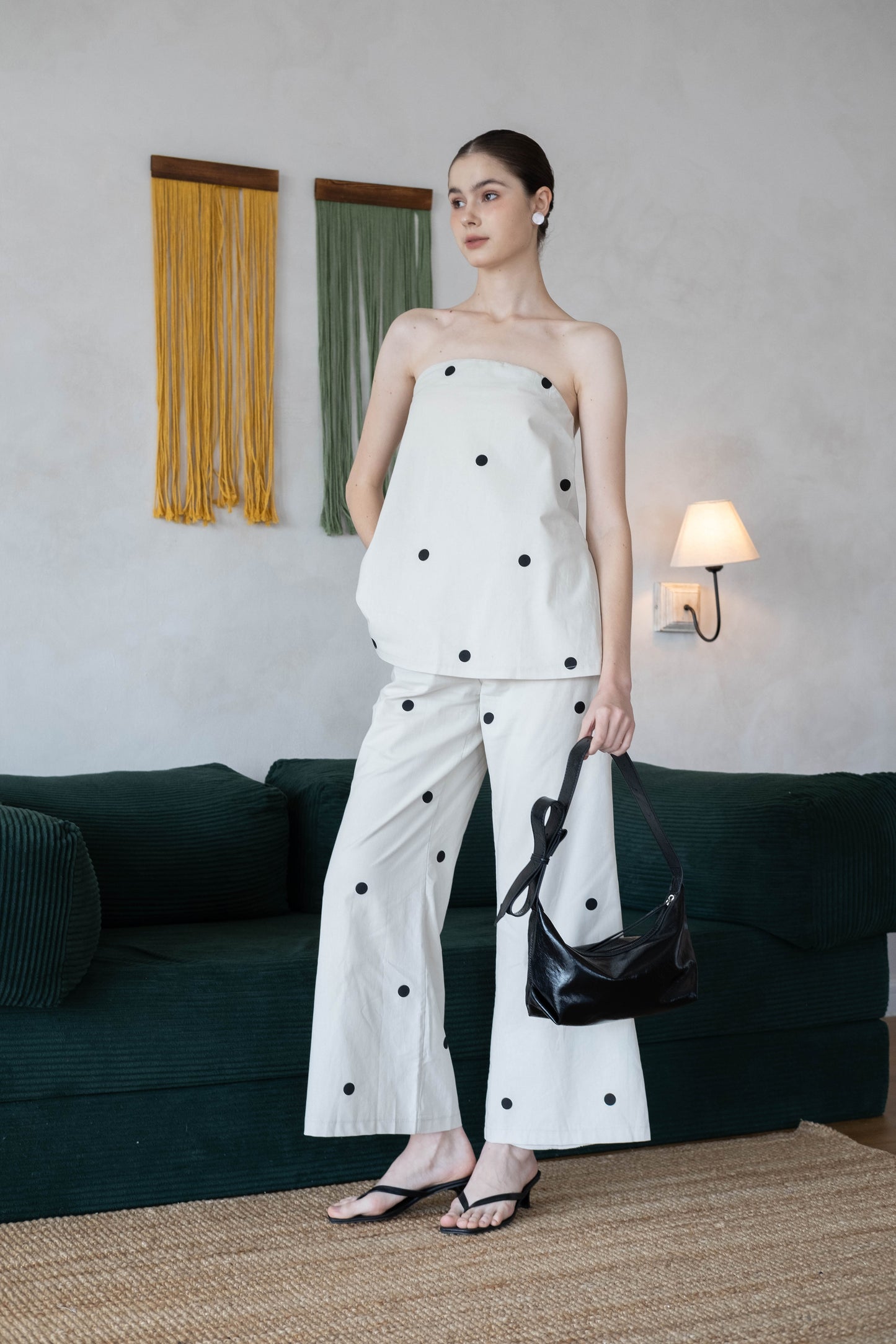 French Retro Lunch Box Bag In Classic Black