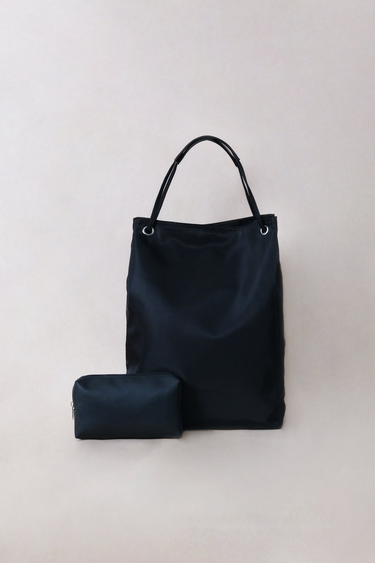 Classic Flow Laptop Bag + Pouch Bag In Classic Black