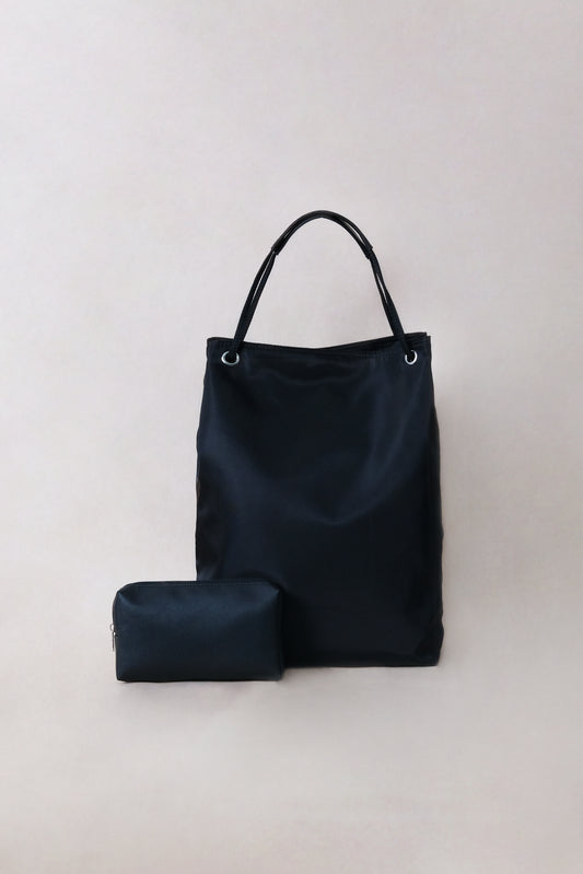 Classic Flow Laptop Bag + Pouch Bag In Classic Black