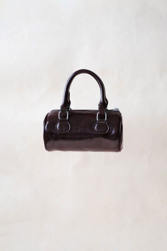 The Cylinder Bag In Dark Chocolate