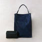 Classic Flow Laptop Bag + Pouch Bag In Dark Blue