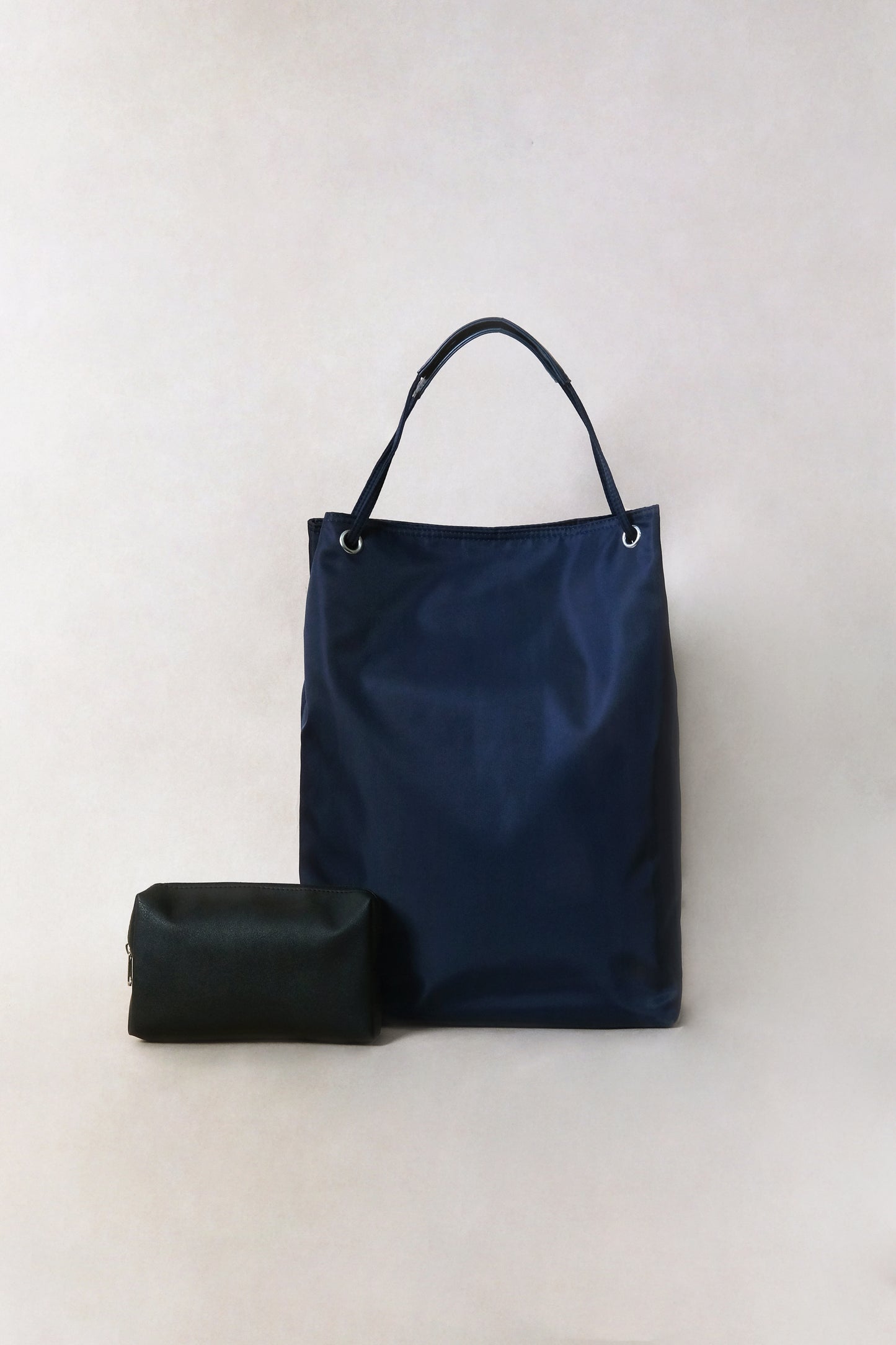 Classic Flow Laptop Bag + Pouch Bag In Dark Blue