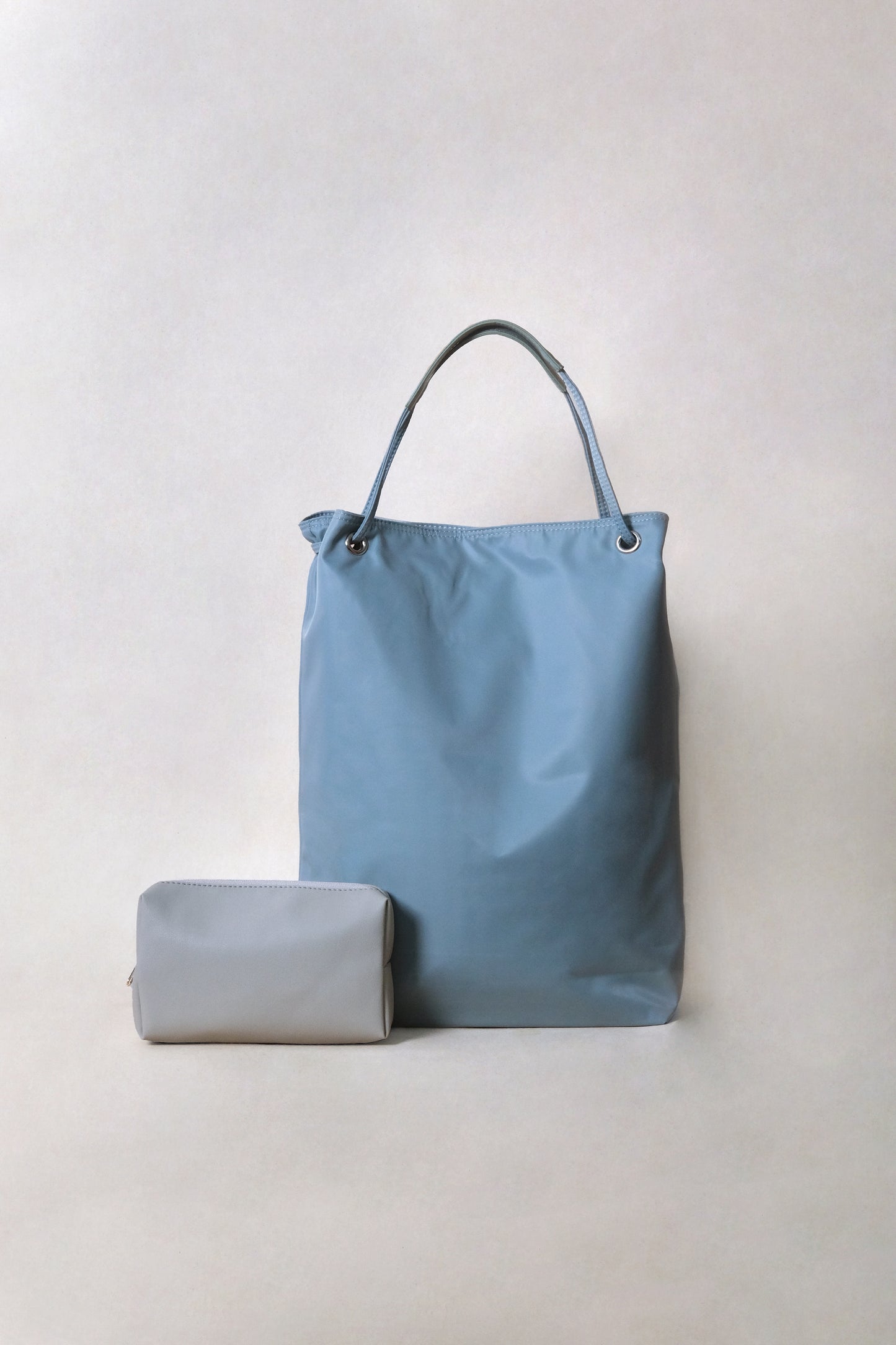Classic Flow Laptop Bag + Pouch Bag In Lake Blue