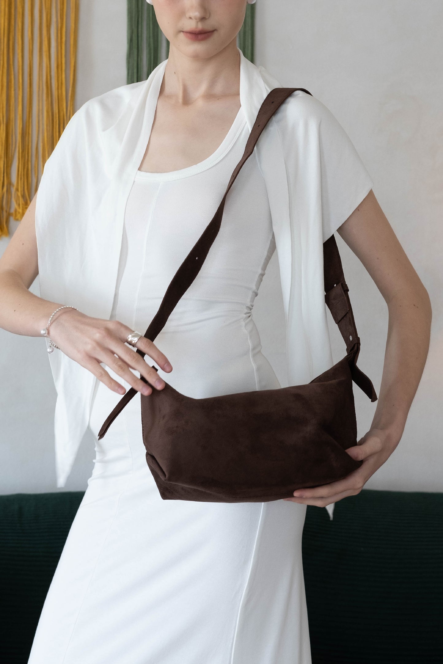 French Retro Matte Lunch Box Bag - Coffee