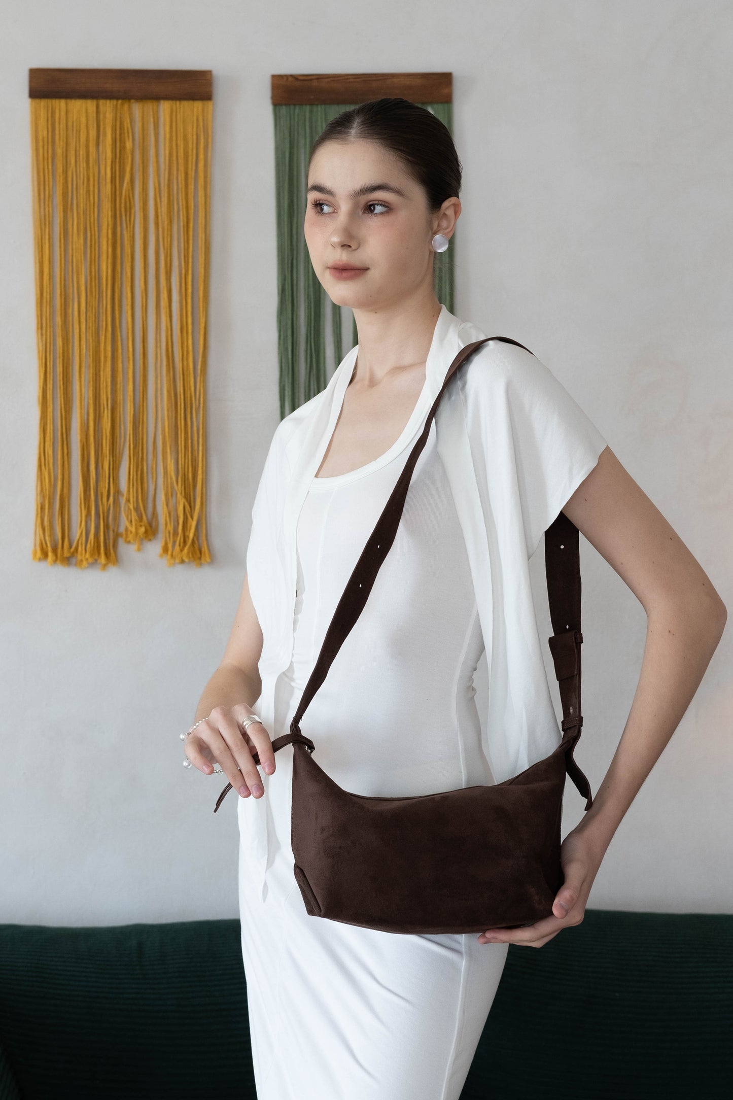 French Retro Matte Lunch Box Bag - Coffee