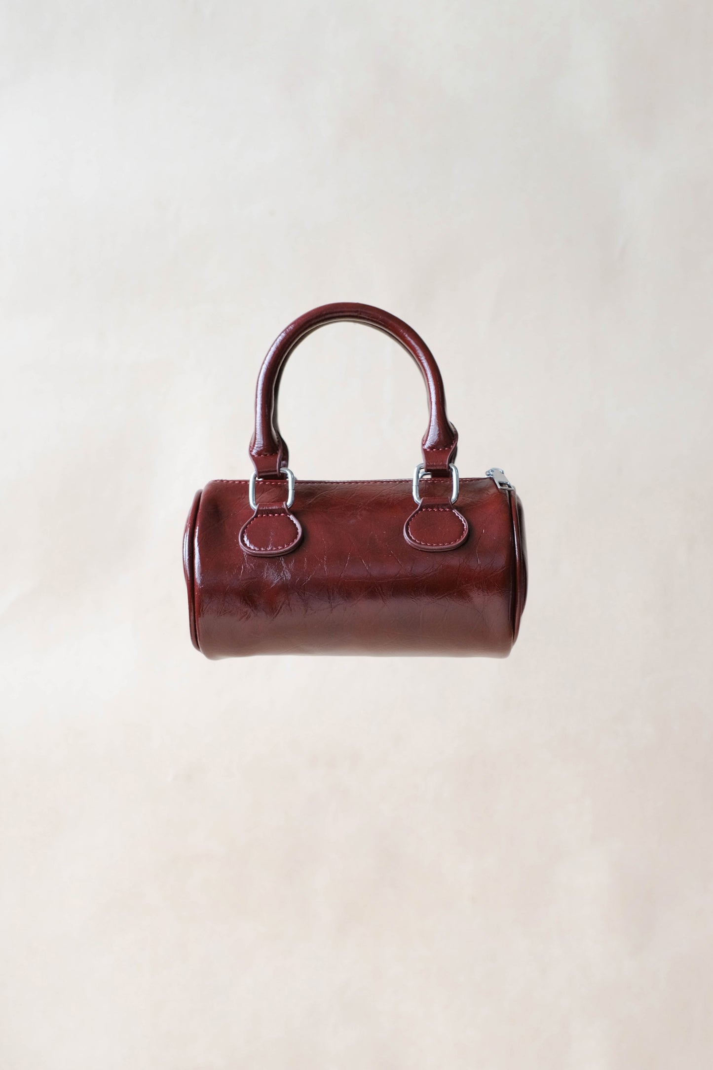 The Cylinder Bag In Wine Red