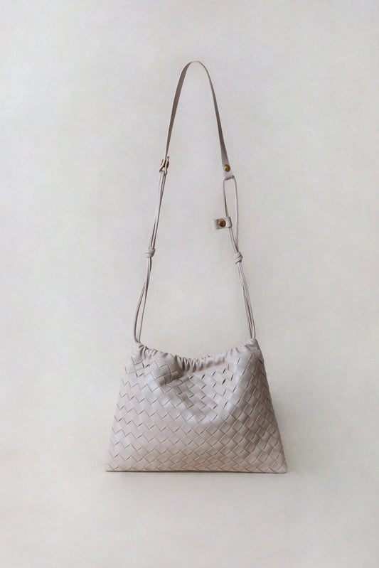 Artisan Cloud Satchel - White Sand
