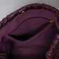 Artisan Cloud Satchel - Shinny Wine Red