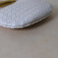 Mini Artisan Classic Dumpling Bag - Cream White