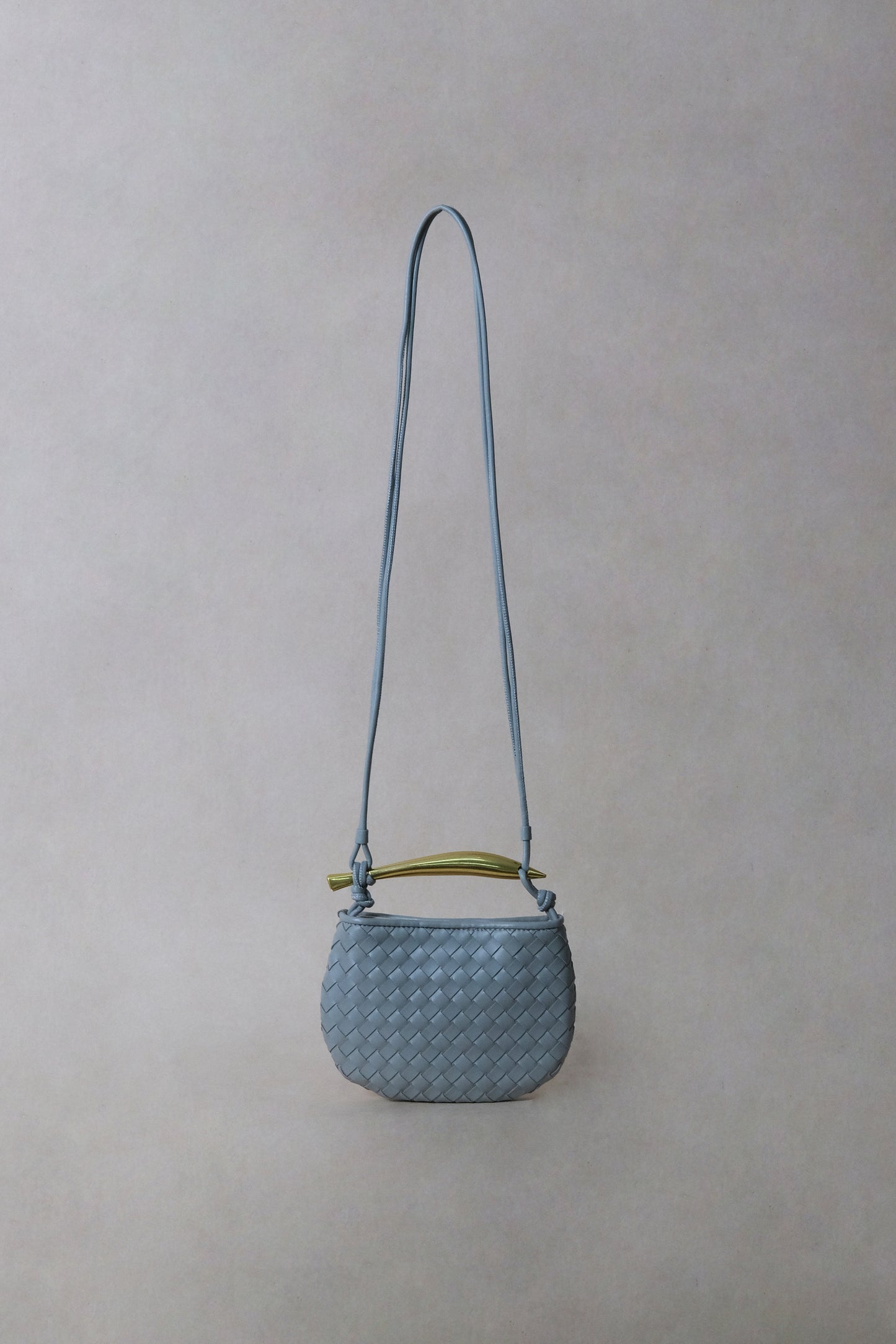 Mini Artisan Classic Dumpling Bag - Agate Grey