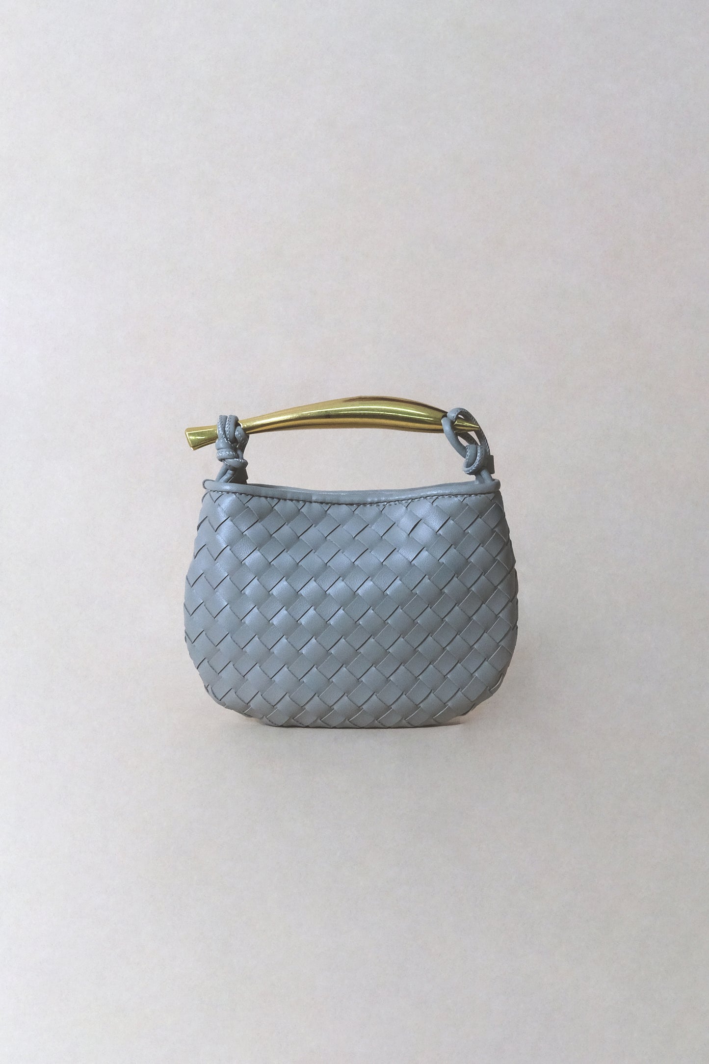 Mini Artisan Classic Dumpling Bag - Agate Grey