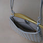 Mini Artisan Classic Dumpling Bag - Shinny Silver