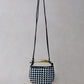 Mini Artisan Classic Dumpling Bag - Black And White