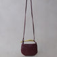Mini Artisan Classic Dumpling Bag - Shinny Wine Red
