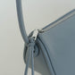 [SAMPLE RELEASE] Half-moon Saddle Shoulder Bag in Grey Blue