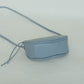 [SAMPLE RELEASE] Half-moon Saddle Shoulder Bag in Grey Blue