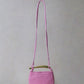 Mini Artisan Classic Dumpling Bag - Ribbon Pink