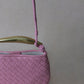 Mini Artisan Classic Dumpling Bag - Ribbon Pink