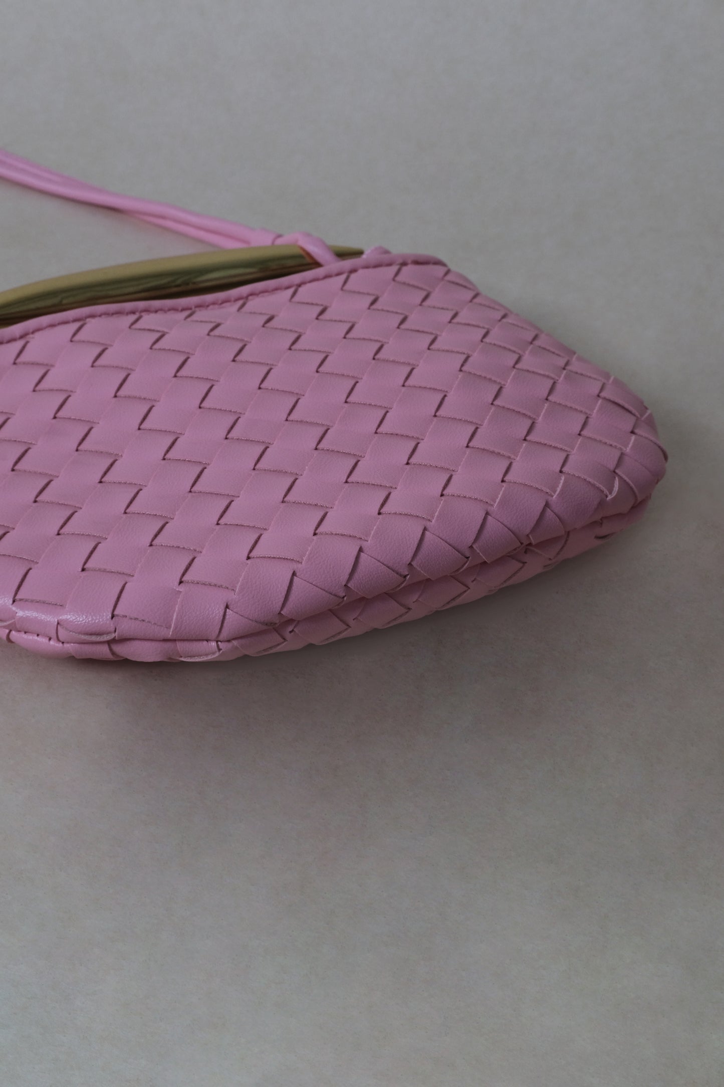 Mini Artisan Classic Dumpling Bag - Ribbon Pink