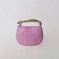 Mini Artisan Classic Dumpling Bag - Ribbon Pink
