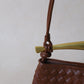 Mini Artisan Classic Dumpling Bag - Dark Shinny Chestnut