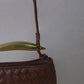 Mini Artisan Classic Dumpling Bag - Dark Shinny Chestnut
